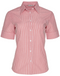 Womens Strip Shirt- Short Sleeve