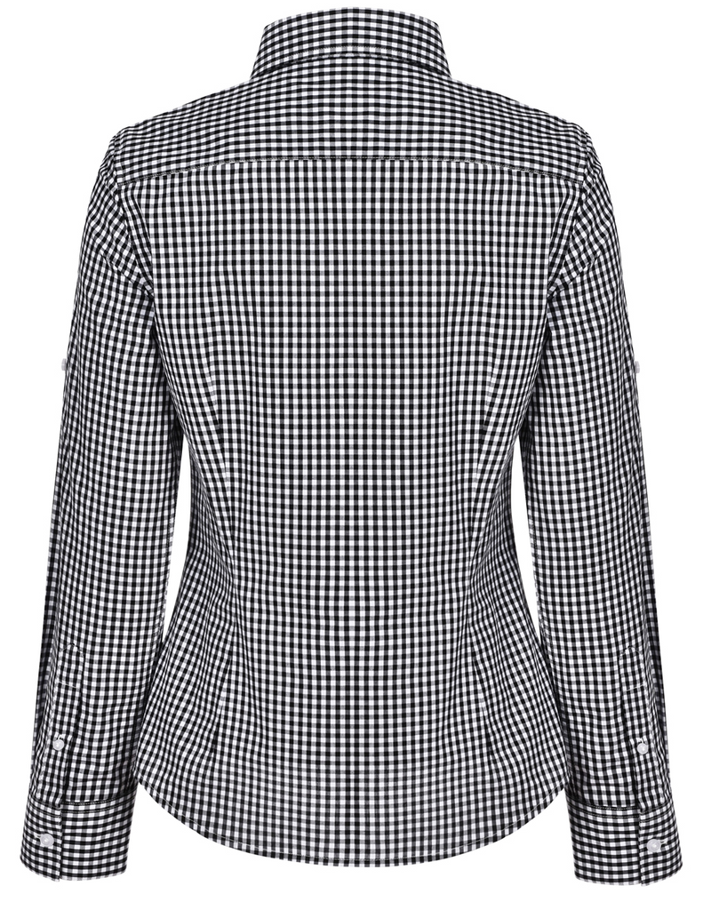 Women’s Gingham Shirt- Long Sleeves