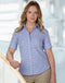 Gingham Check Shirt For Women - Short Sleeves