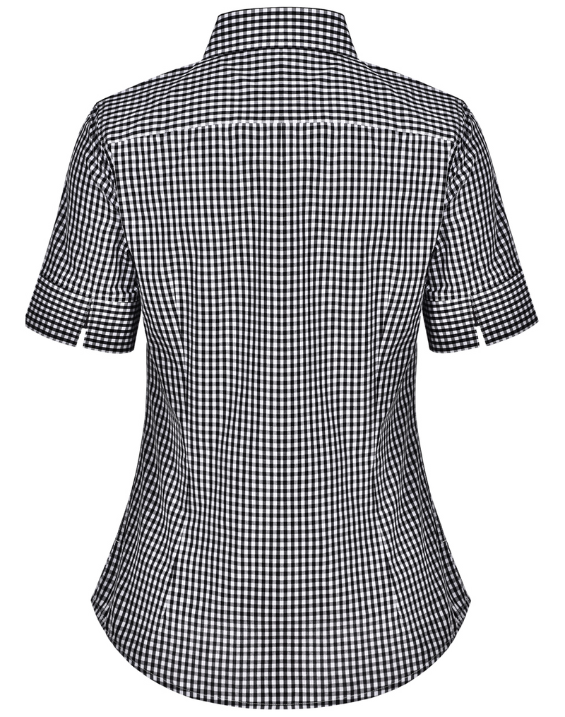 Women’s Gingham Shirt- Short Sleeves