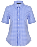 Women’s Gingham Shirt- Short Sleeves