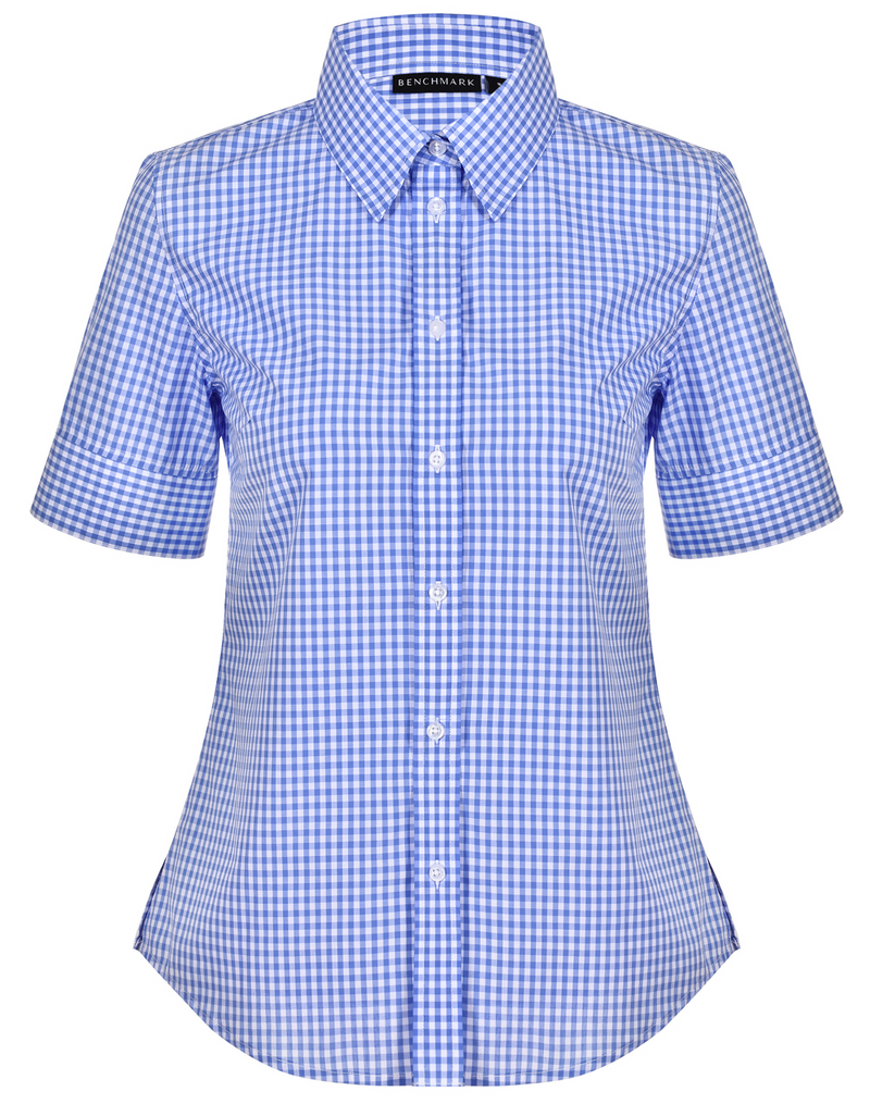 Women’s Gingham Shirt- Short Sleeves