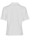 White CoolDry Short Sleeve Overblouse For Women