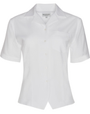 White CoolDry Short Sleeve Overblouse For Women