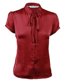 Women's Tie Neck Blouse