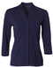 LADIES 3/4 SLEEVE STRETCH KNIT TOP ISABEL