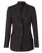 Women's Poly/Viscose Stretch Two Buttons Mid Length Jacket