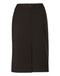 Women's Wool Blend Stretch Mid Length Lined Pencil Skirt