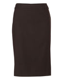 Women's Poly/Viscose Stretch Mid Length Lined Pencil Skirt