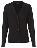 Womens V-Neck Cardigan- Long Sleeve