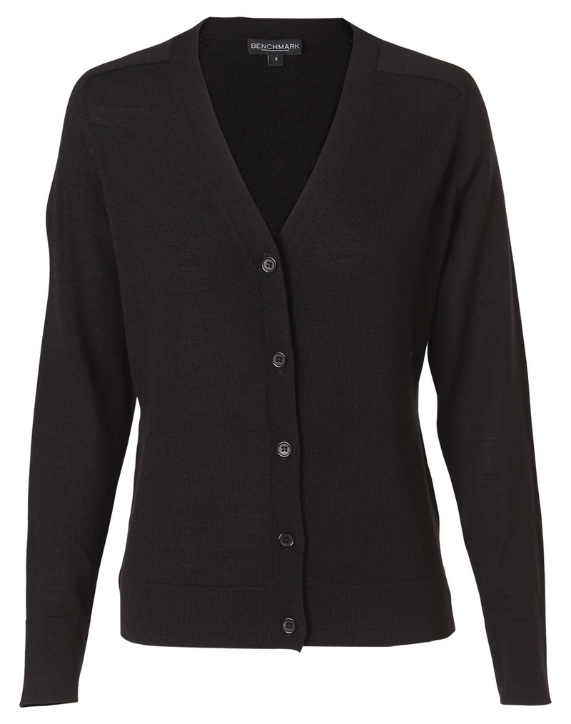 Womens V-Neck Cardigan- Long Sleeve