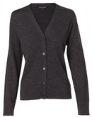 Womens V-Neck Cardigan- Long Sleeve