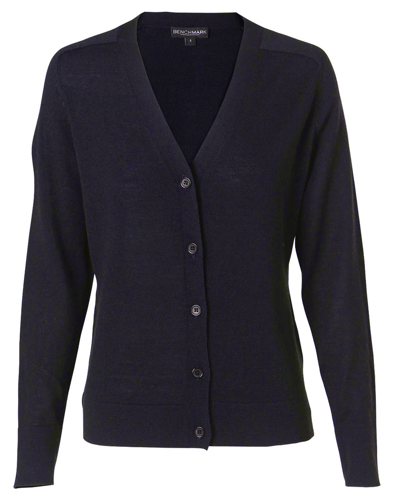 Womens V-Neck Cardigan- Long Sleeve