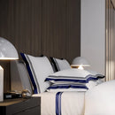 Manhattan Navy Duvet Cover Set