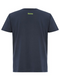 A navy coloured work tee for men with ribbed neck style. It is made up of lightweight and airy cotton fabric for ease of movement and comfort. Also comes with Bioscience Fresche microbial treatment.