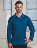 Mens Victory Plus Polo- Long Sleeve