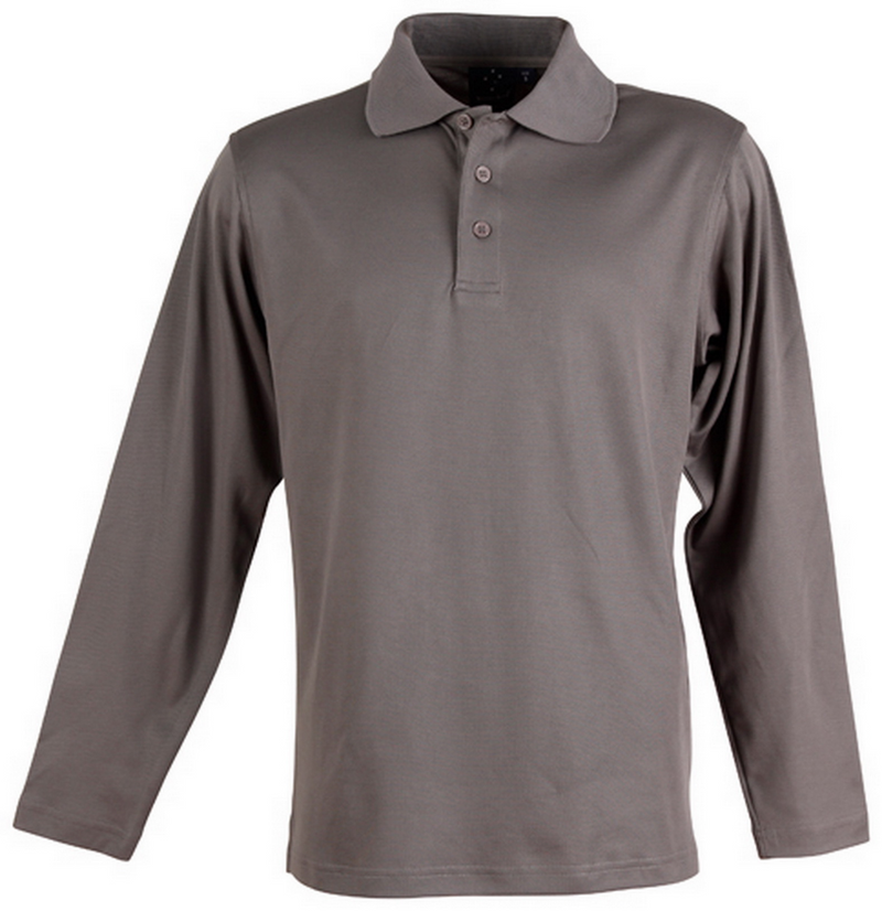 Mens Victory Plus Polo- Long Sleeve