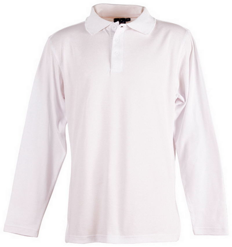 Mens Victory Plus Polo- Long Sleeve