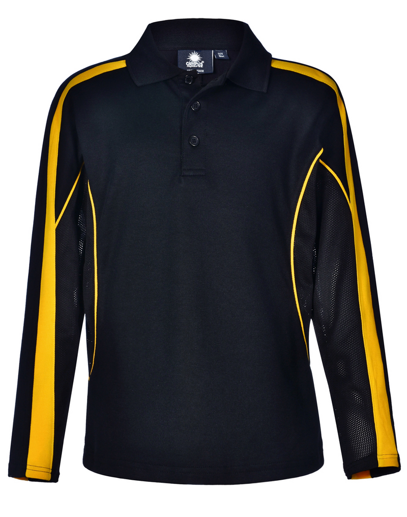 Kids Legend Polo Tee- Long Sleeve