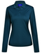 Womens Lucky Bamboo Polo Tee- Long Sleeve