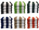 Heavenly Indulgence Wholesale Hotel and Resort Stripe Plush Pool Towel Lime Wholesale