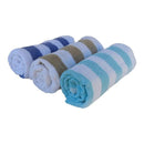 Heavenly Indulgence Hotel and Resort Stripe Pool Towel Sage