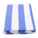 Heavenly Indulgence Hotel and Resort Stripe Pool Towel Blue White