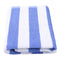 Heavenly Indulgence Hotel and Resort Stripe Pool Towel Blue White