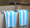 Heavenly Indulgence Hotel and Resort Stripe Pool Towel Turquoise