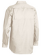 A sand coloured work shirt for men with collared neck and button down closure. It has two button open chest pockets with two gusset sleeves. Made up of lightweight and airy fabric.