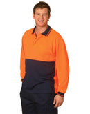 High Visibility Long Sleeve Polo