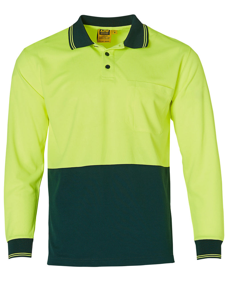 High Visibility Long Sleeve Polo