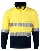 HI-VIS TWO TONE COTTON FLEECE SWEAT