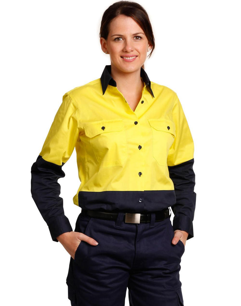 WOMEN'S LONG SLEEVE SAFETY SHIRT