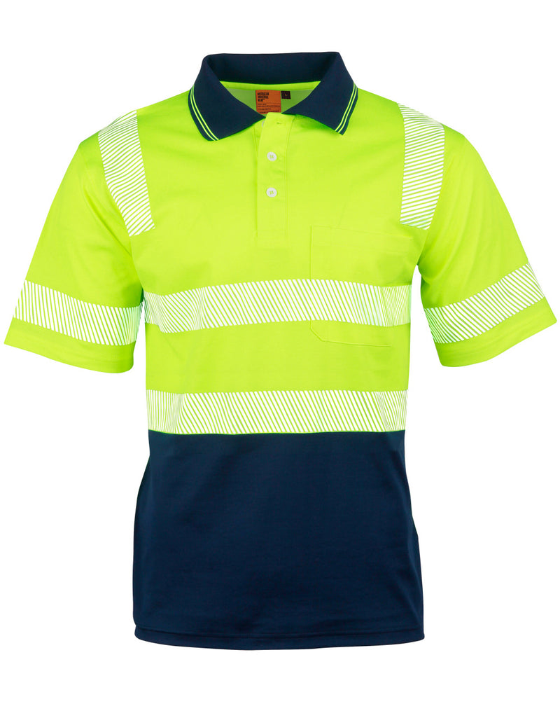 UNISEX TRUEDRY® BIOMOTION SEGMENTED SS SAFETY POLO