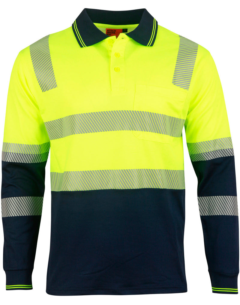 UNISEX TRUEDRY® BIOMOTION SEGMENTED LS SAFETY POLO