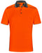 UNISEX HI-VIS BAMBOO CHARCOAL VENTED SS POLO