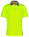 UNISEX HI-VIS BAMBOO CHARCOAL VENTED SS POLO