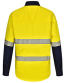 UNISEX HI VIS COOL-BREEZE SAFETY LS SHIRT (SEGMENTED TAPE)