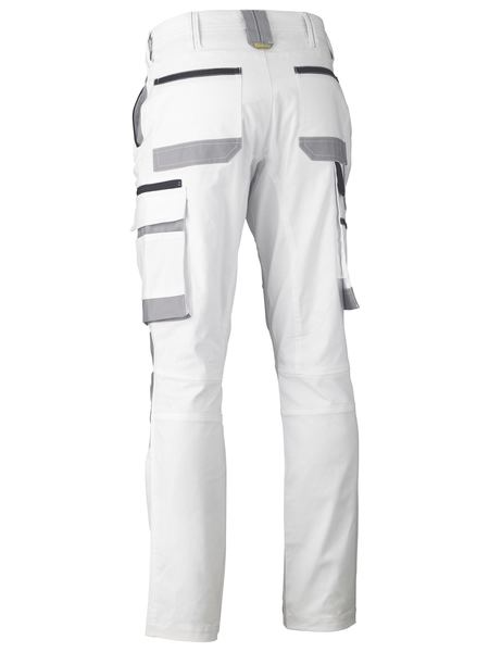 Painter's White Cargo Pants For Men