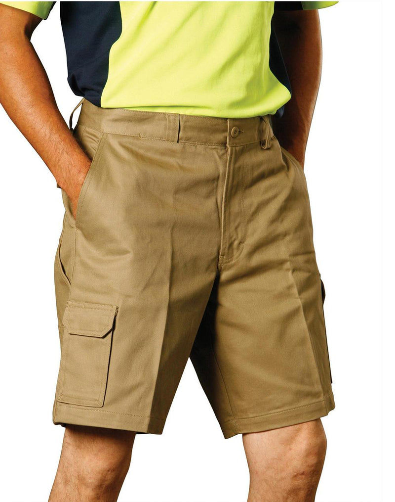 MEN'S HEAVY COTTON DRILL CARGO SHORTS