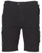 MENS STRETCH CARGO WORK SHORTS WITH DESIGN PANEL TREATMENTS
