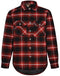 UNISEX QUILTED FLANNEL SHIRT-STYLE JACKET