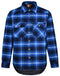 UNISEX QUILTED FLANNEL SHIRT-STYLE JACKET