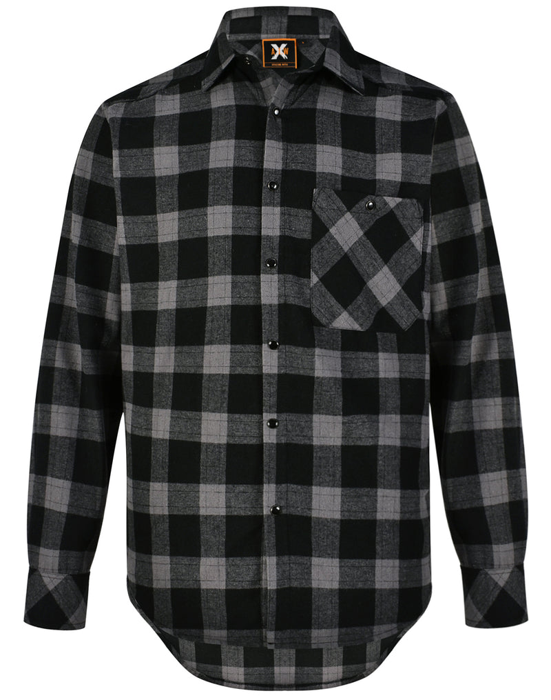 UNISEX CLASSIC FLANNEL PLAID LS SHIRT