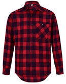 UNISEX CLASSIC FLANNEL PLAID LS SHIRT