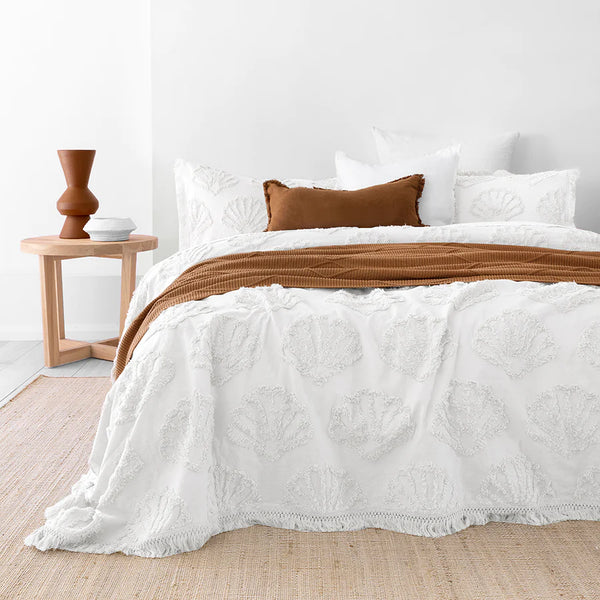 Hydra Coverlet Set - White