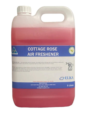 (33) Cottage Rose Air Freshener Neutraliser & Deodoriser 5L