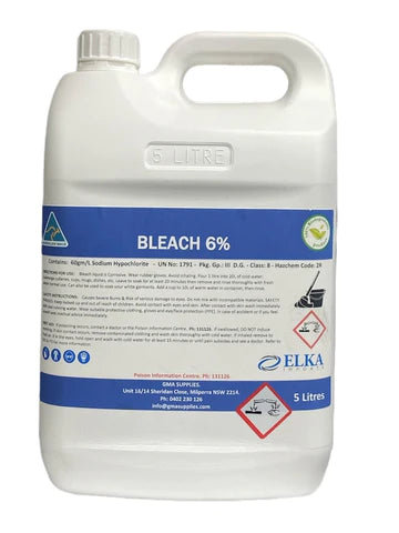 (6) Bleach 6% 5L