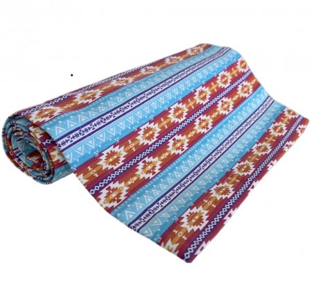 Mykonos Sunset Turquoise Orange Table Runner